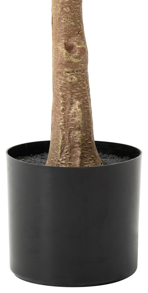 5' Faux Fiddle Leaf Fig Tree in Pot