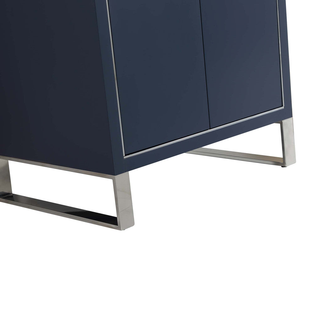 Fine Fixtures Opulence Collection Bathroom Vanity with White Ceramic Sink