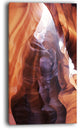 "Canyon Antelope With Purple Sunlight" Modern Landscape Wall Art Canvas, 16"x32"