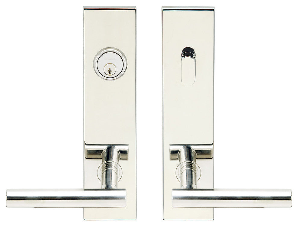 Copenhagen Lever, Tubular Entry, Single Cylinder, Right Hand, 2-3/8" Backset