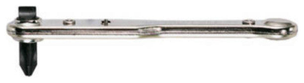 General Tools 807SX Ratchet Offset Screwdriver with Slotted/Phillips Blades