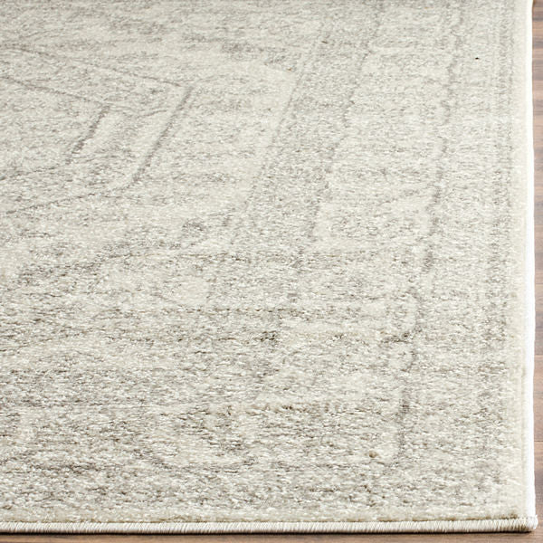 Safavieh Adirondack Adr108B Rug, Ivory/Silver, 2'6" X 12'0"