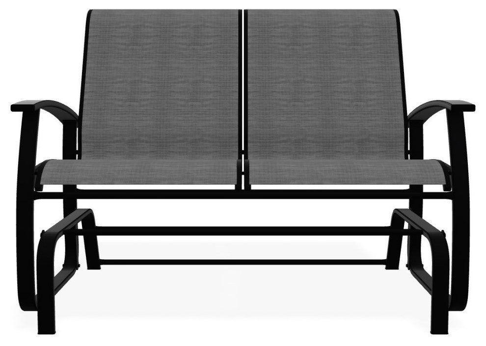 Belle Isle Sling 2-Seat Glider, Collect Charcoal/Black