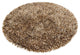 Iris Contemporary Area Rug, Brown, 7'9" Round