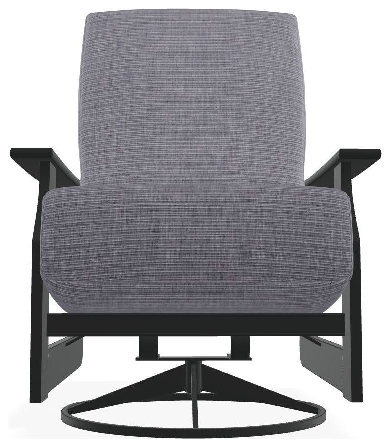 St. Catherine Deep Seat Outdoor Swivel Rocker, Proven Ash/Graphite