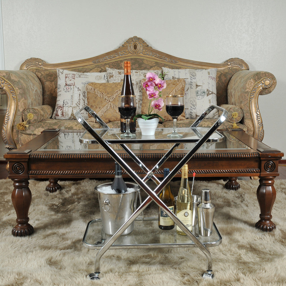 Anne Home, X-Shape Bar Cart