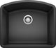 Blanco 440174 20.8"x24" Granite Single Undermount Kitchen Sink, Anthracite