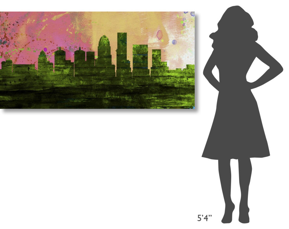 "Louisville City Skyline" Fine Art Print