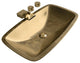 Pert Bathroom Sink, Gold Leaf