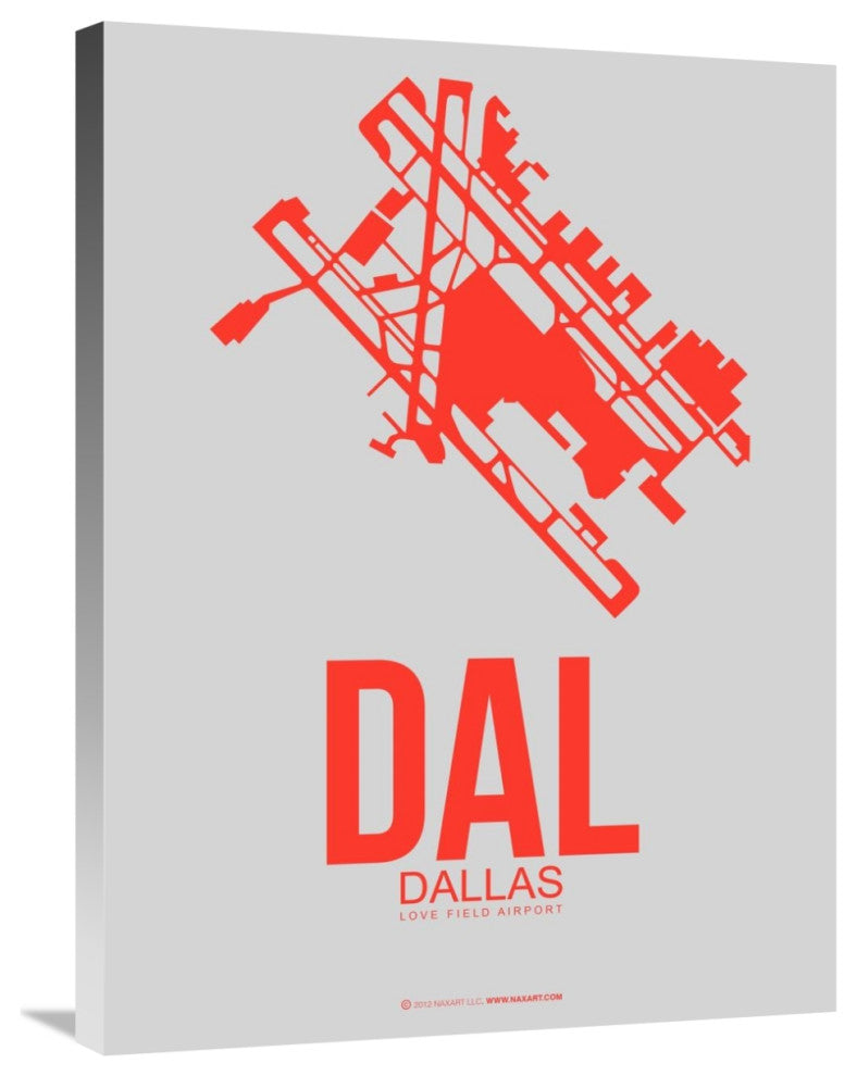 "DAL Dallas Poster 1" Fine Art Print