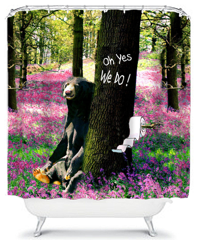 Bears Yes We Do Shower Curtain