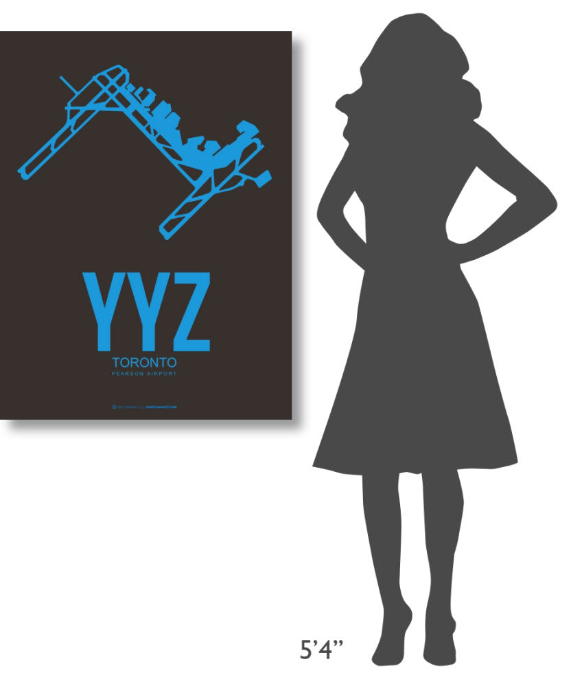 "YYZ Toronto Poster 1" Fine Art Print