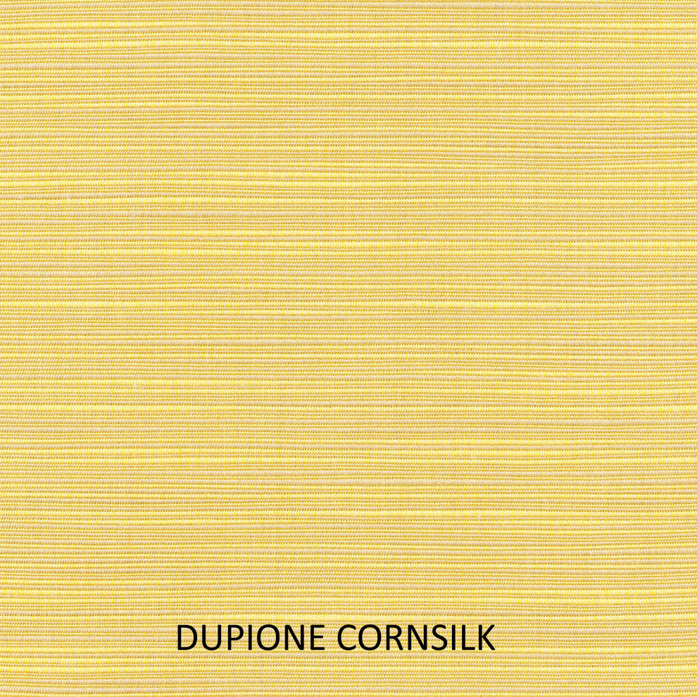 Sunbrella Textured Yellow Outdoor Bench Cushion, Corded, 45x17