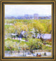 Frederick Childe Hassam Across the Park Framed Premium Canvas Print, 20"x25"