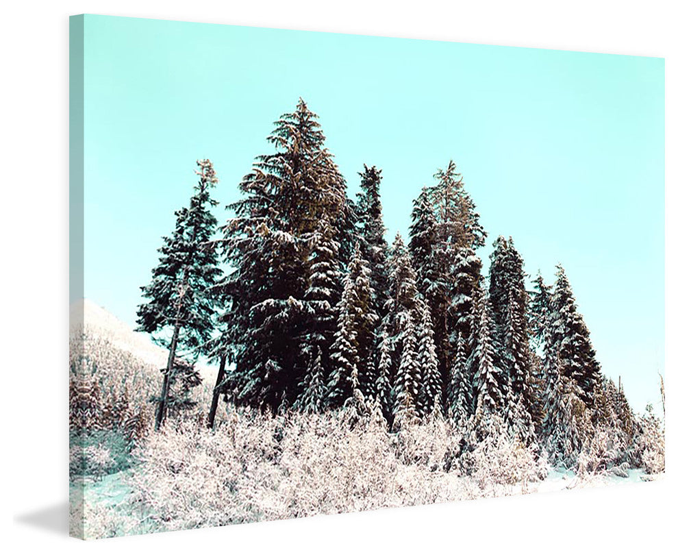 "Cold Winter Morning" Painting Print on Canvas