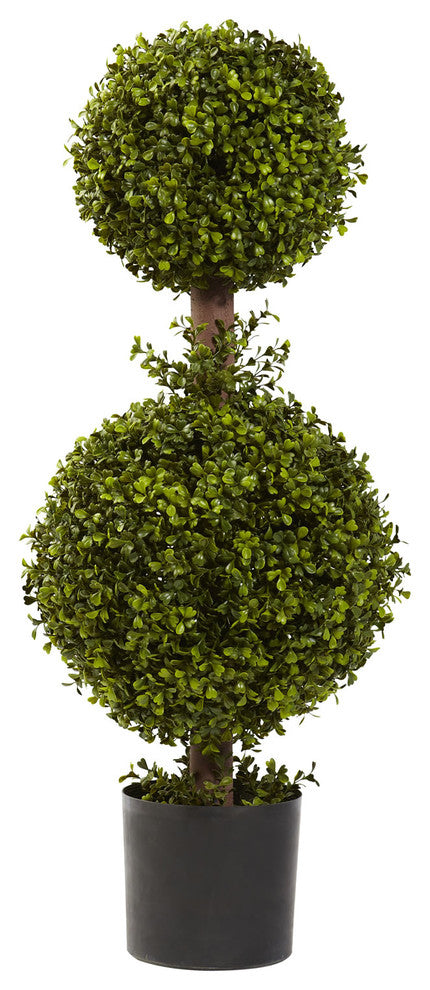35" Double Boxwood Topiary