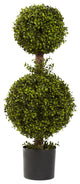 35" Double Boxwood Topiary