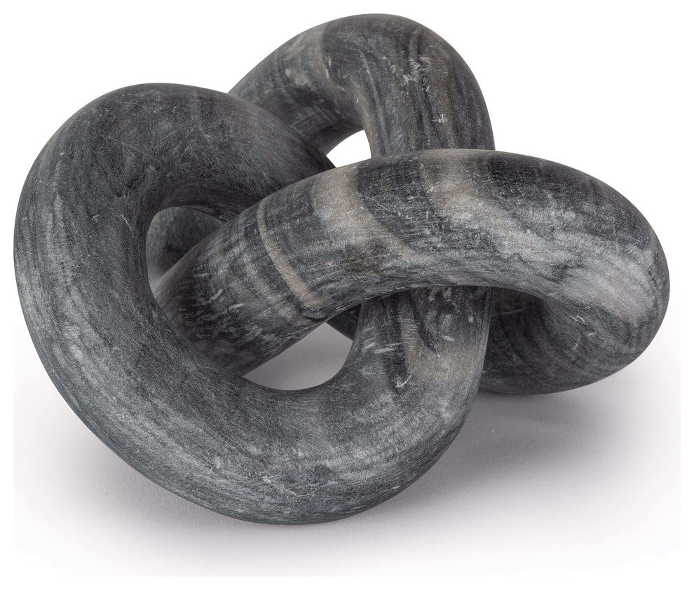 Cassius Marble Sculpture, Black