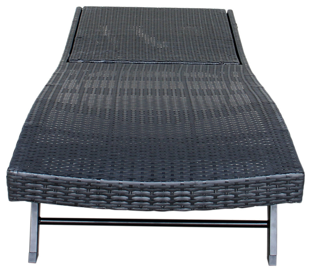 Twin Faro Chaise Lounge - Black