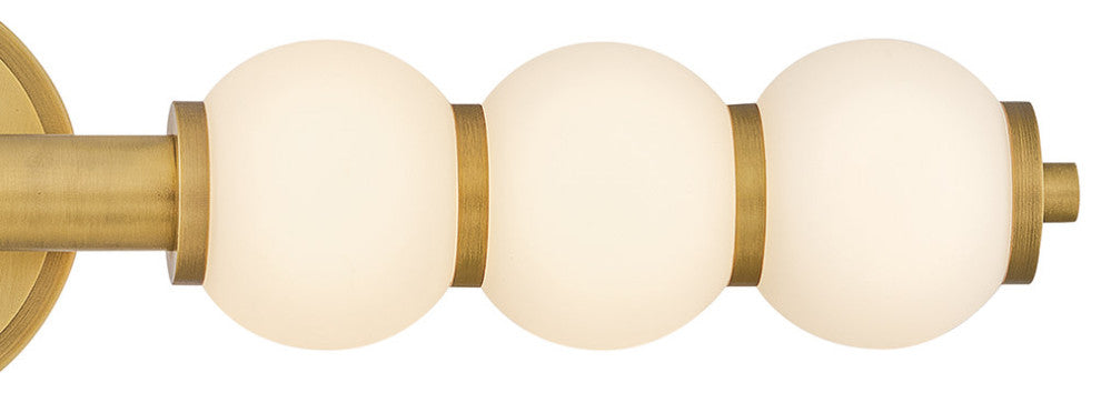 Hinkley Trigo Large Led Sconce, Lacquered Brass