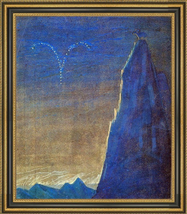 Mikalojus Ciurlionis Aries - 16" x 20" Framed Premium Canvas Print