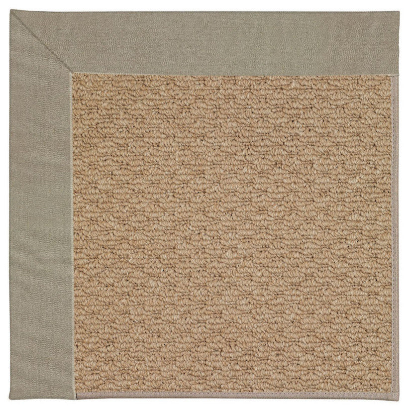Zoe-Raffia Machine Tufted Rectangle Rug, Buff, 2'x3'