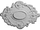 30 3/8"W x 20 3/4"H x 1"P Kinsley Flowing Leaf Ceiling Medallion