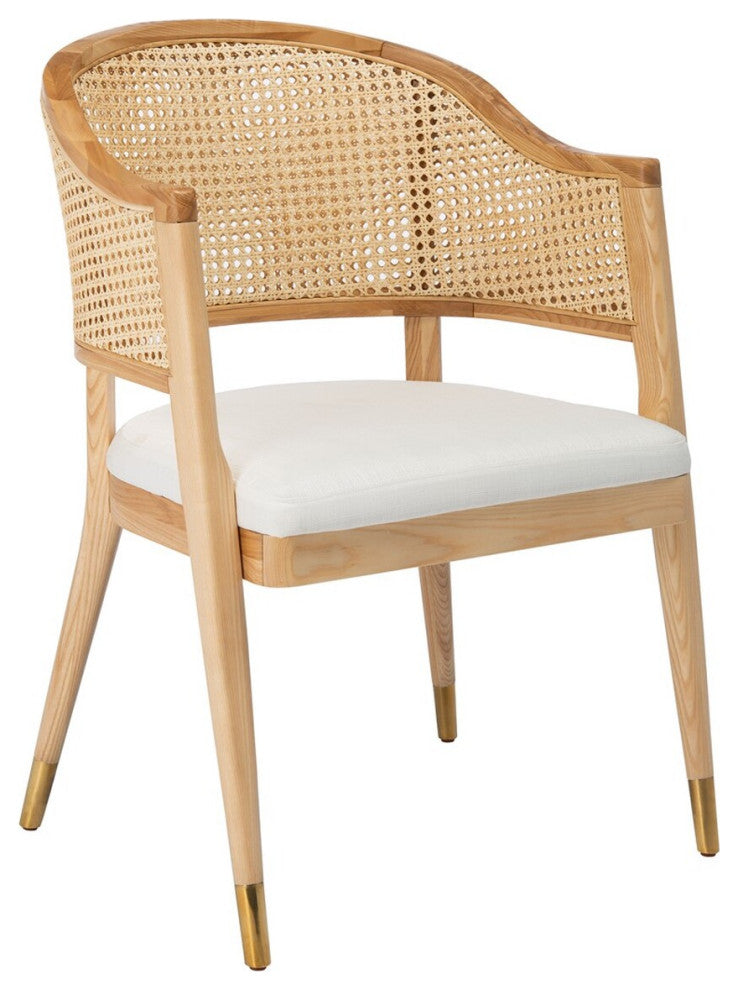 Safavieh Couture Rogue Rattan Dining Chair, Natural