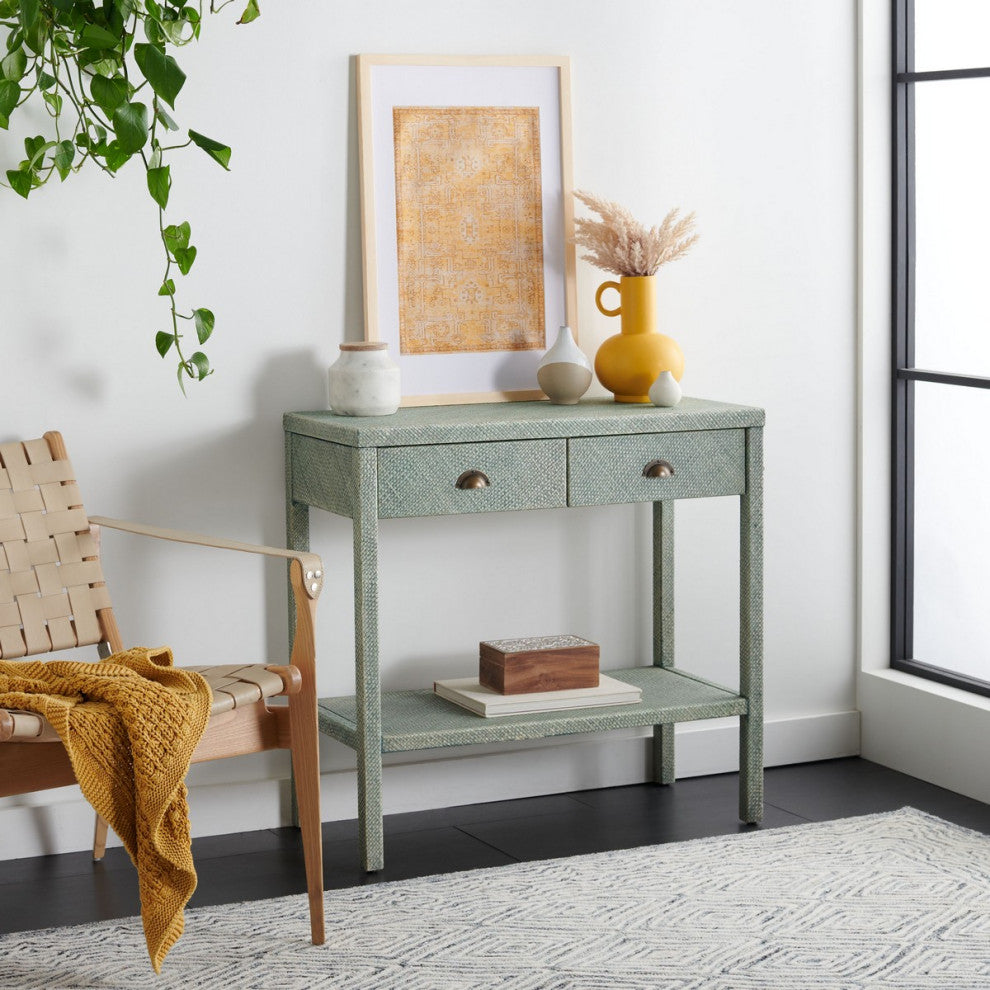 Safavieh Renaldi 25" Gold Framed Textile Wall Art