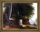 Asher Brown Durand a Study from Nature Framed Premium Canvas Print, 20"x25"
