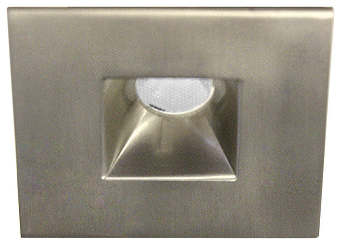 LED 2" Open Ref Sq With Housing, Brushed Nickel