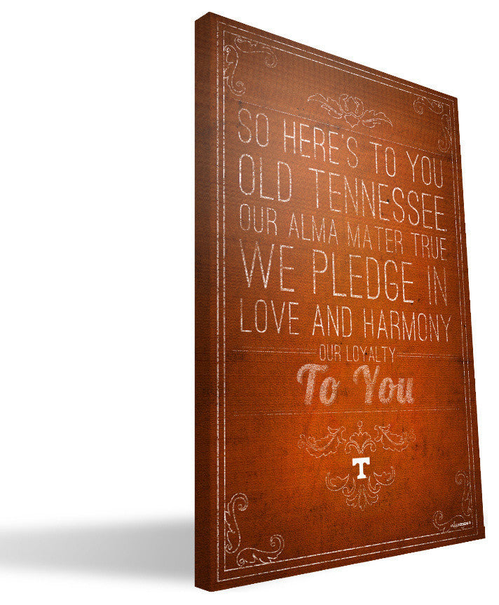 TEN Volunteers Song Canvas Print, 16"x24"