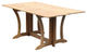 4-Piece Set, 69" Warwick Table, 3 Giva Chairs, Sunbrella Cushion, Gateway Mist
