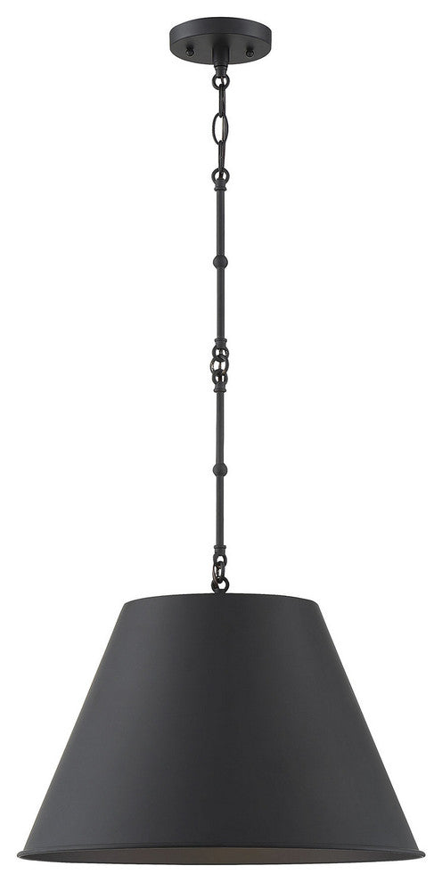 Savoy 7-132-1-89, Alden 1 Light Black Pendant