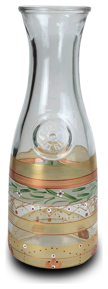 Mosaic Gold Garland Carafe