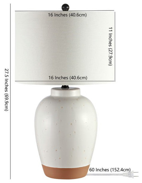 Safavieh Portcia Table Lamp Ivory