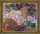 Emile Claus a Corner of My Garden Framed Premium Canvas Print, 16"x20"