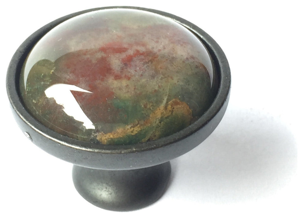 Red Indian Stone Knob