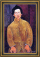 Amedeo Modigliani Chaim Soutine - 18" x 27" Framed Premium Canvas Print