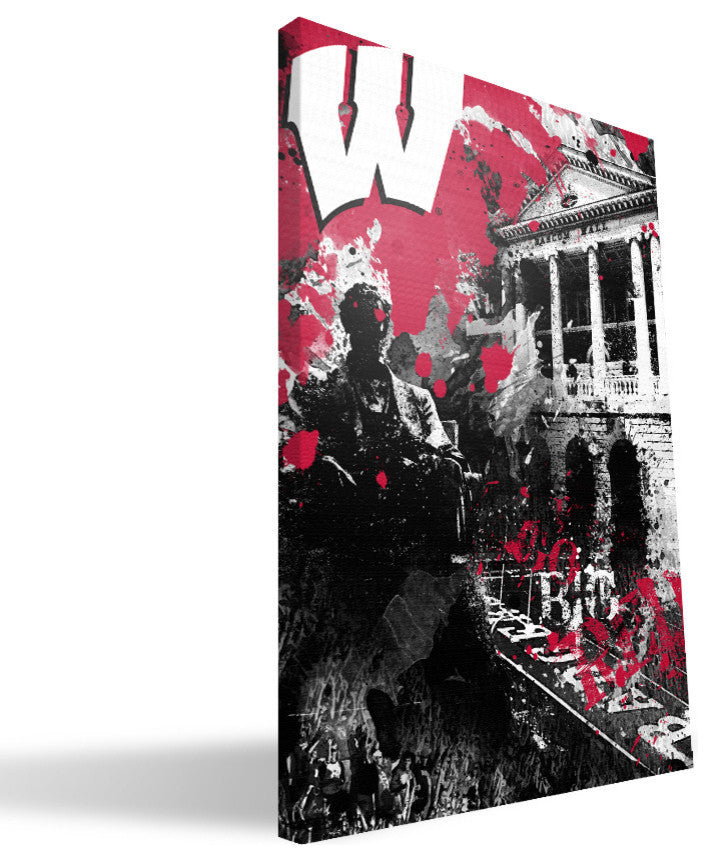 University of Wisconsin Badgers Spirit Canvas Print