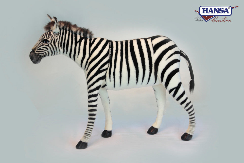 Zebra Seat Stuffed Animal Bench