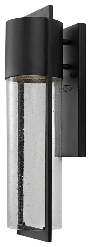 Hinkley Shelter Medium Wall Mount Lantern, Black