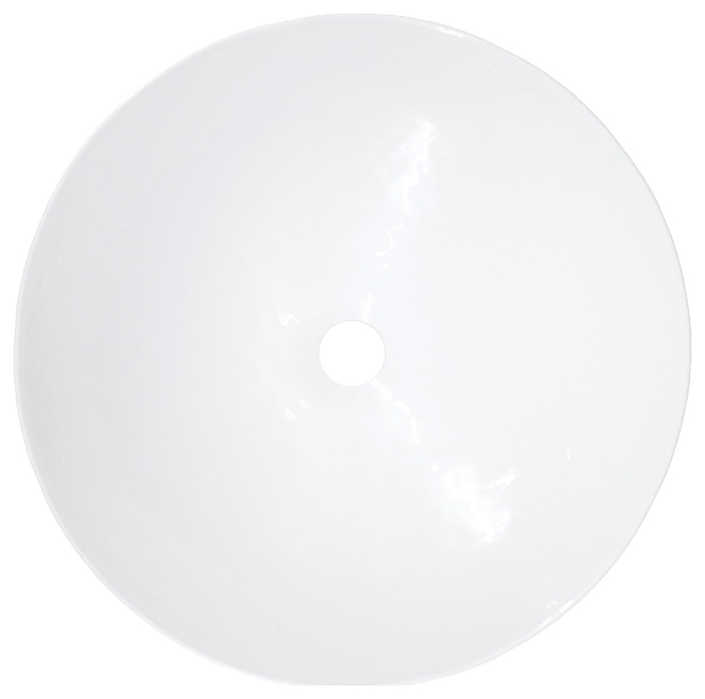 Verona Murano Glass Bathroom Sink, Bianco