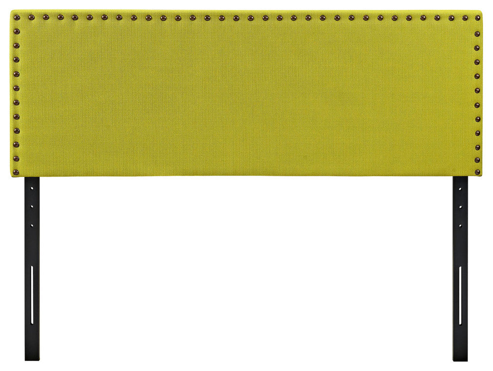 Phoebe King Upholstered Fabric Headboard