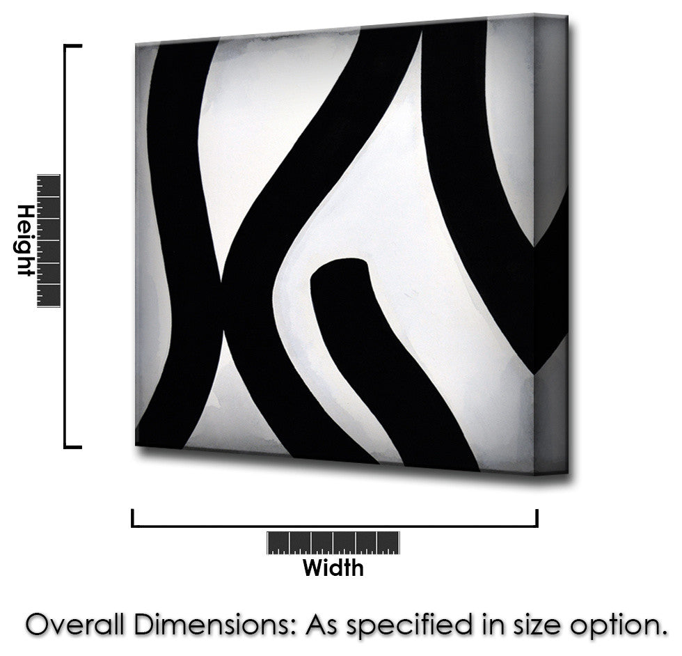 Ready2HangArt 'Curves I' by Norman Wyatt Jr. Canvas Art, 20" Hx20" Wx1.5" D