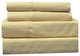 650 TC 22" Extra Deep Pocket Stripe Sheet Set, Gold, Queen
