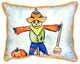 Pair of Betsy Drake Scarecrow Large Indoor/Outdoor Pillows 16x20