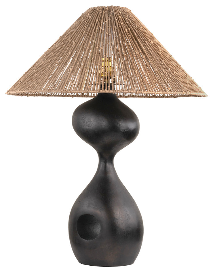 Chandler McLellan x Troy Lighting Rhu Table Lamp Bronze