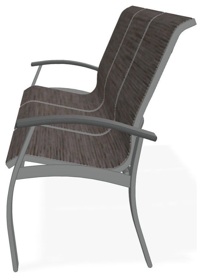 Belle Isle Sling 3-Seat Outdoor Sofa, James/Graphite