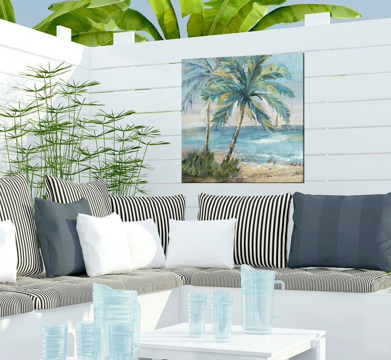 Coastal Palm 1 Outdoor Art 24X24